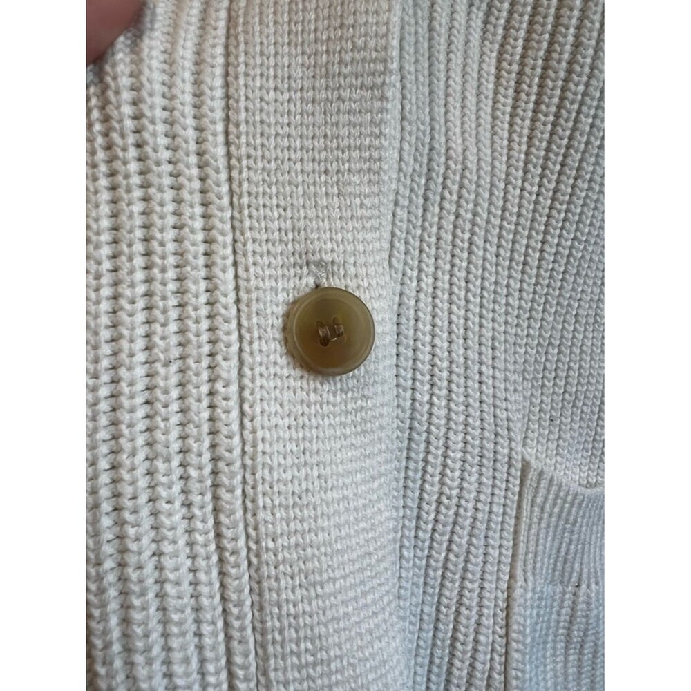 J. Crew Cream Button Down Cocoon Cardigan - Picture 9 of 11